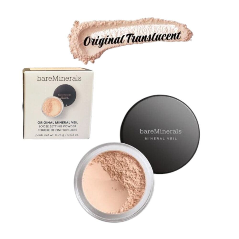 bareMinerals Original Mineral Veil Translucent Setting Powder 0.03 oz NIB